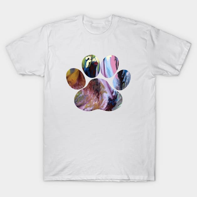 Dog Paw T-Shirt by BittenByErmines